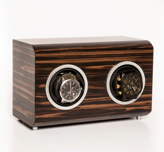 Matte Ebony Double Watch Winder