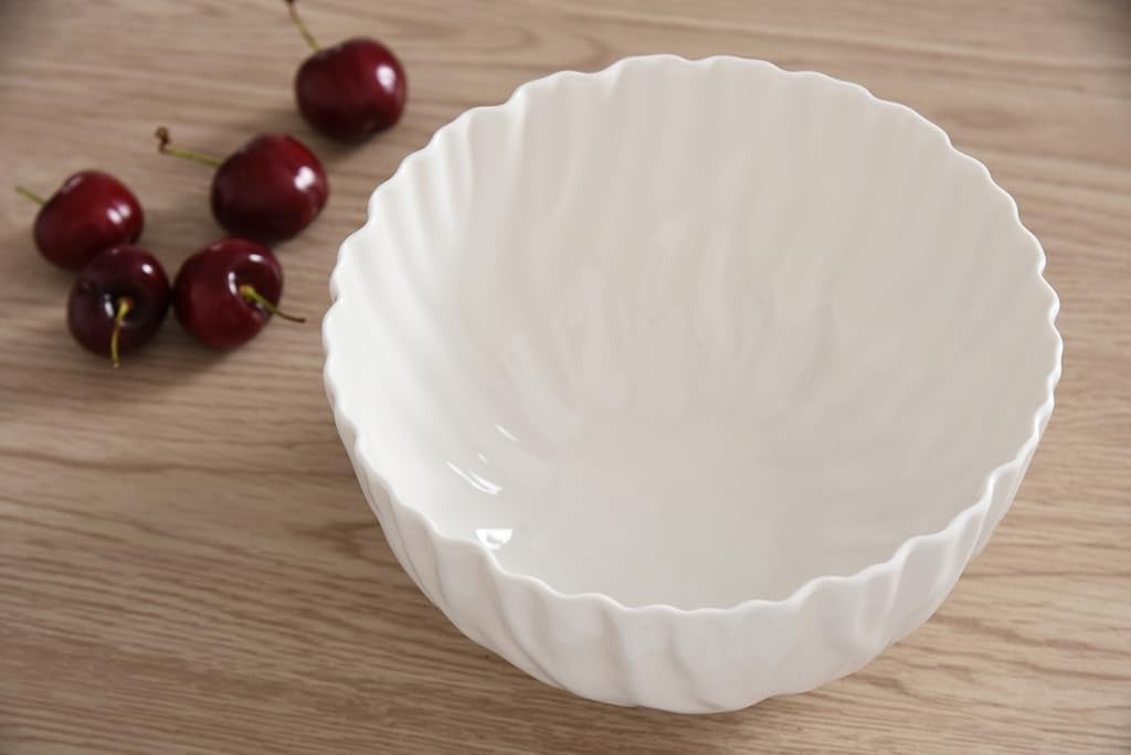 MAS-White Round Cereal Soup Bowl
