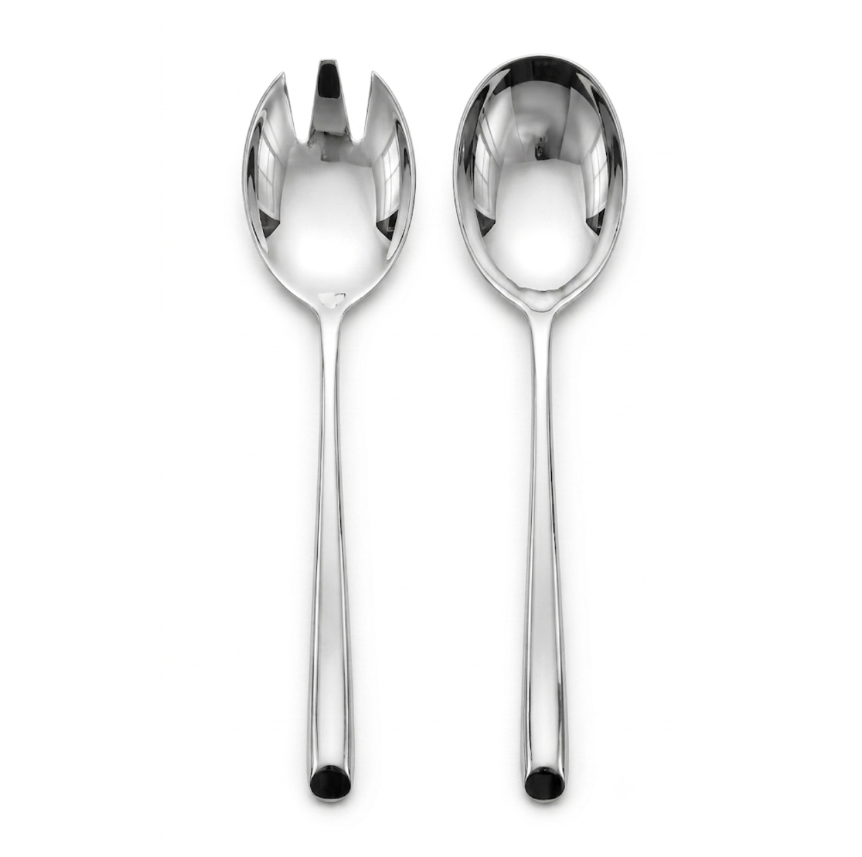 Metropolitan Slice Salad Servers Silver