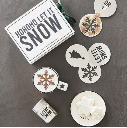 Holiday Latte Stencils Book Box
