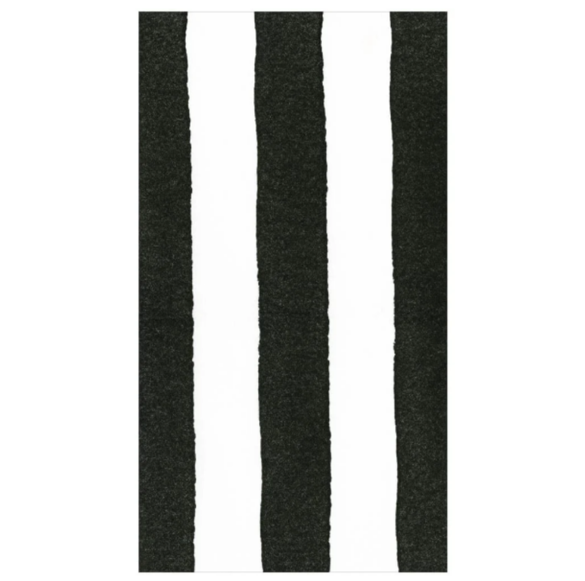 Cafe Stripe Black-Paper Napkins