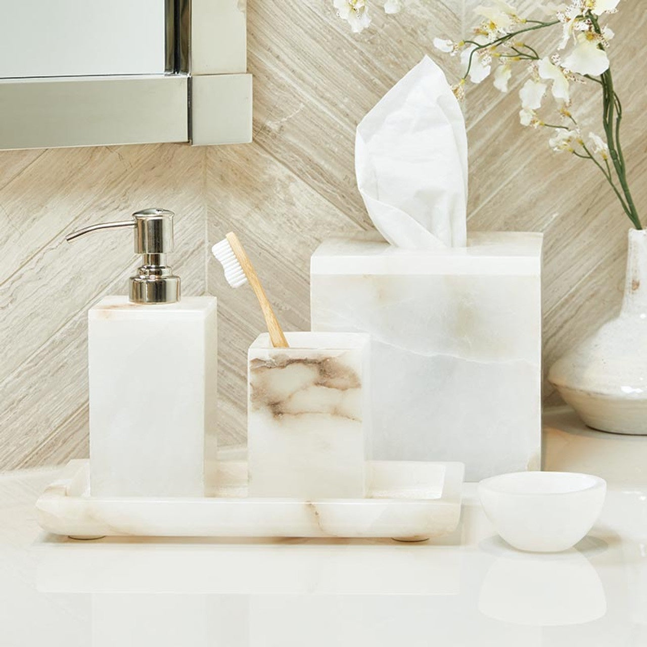 Alabaster Tray