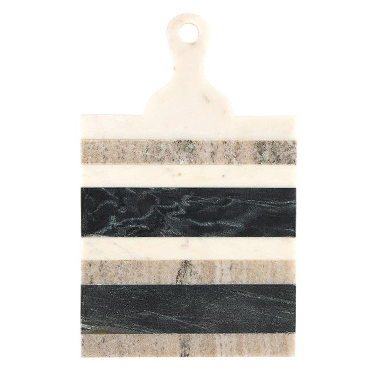 Striped Marble Board With Handles
