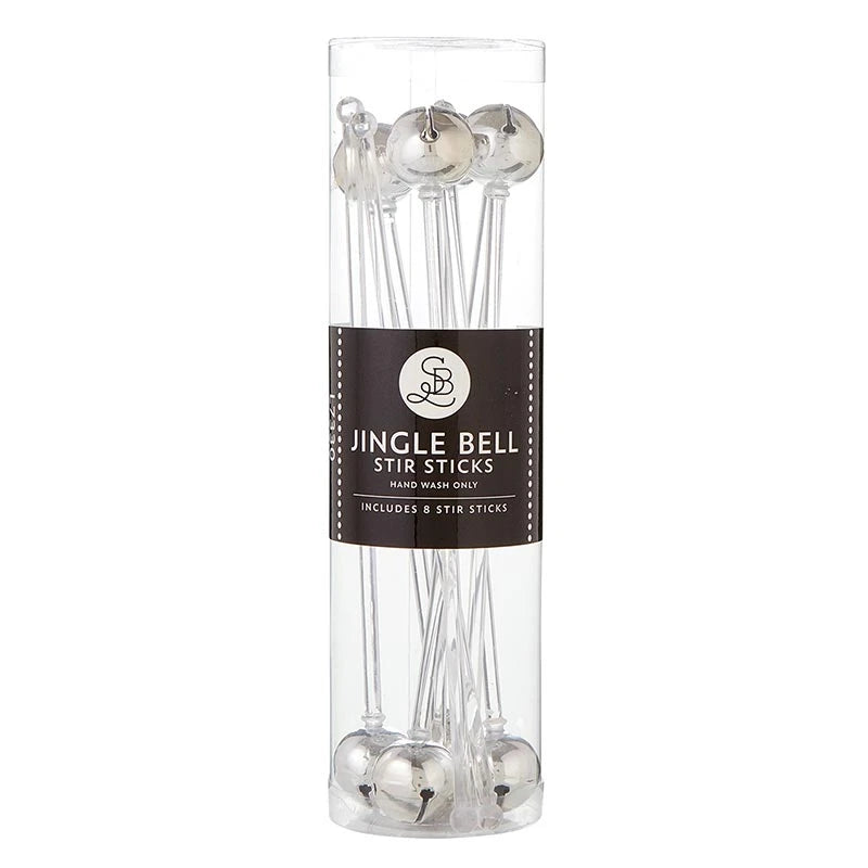 Silver Jingle Bell Stir Sticks | Details Panamá