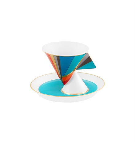 Futurismo Coffee Cup & Saucer
