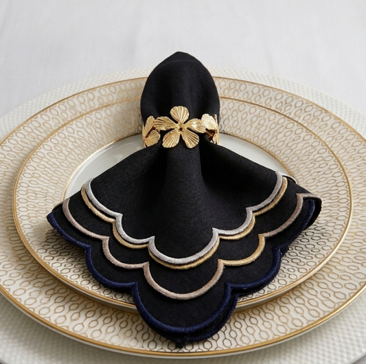 Flower Cuff Napkin Rings