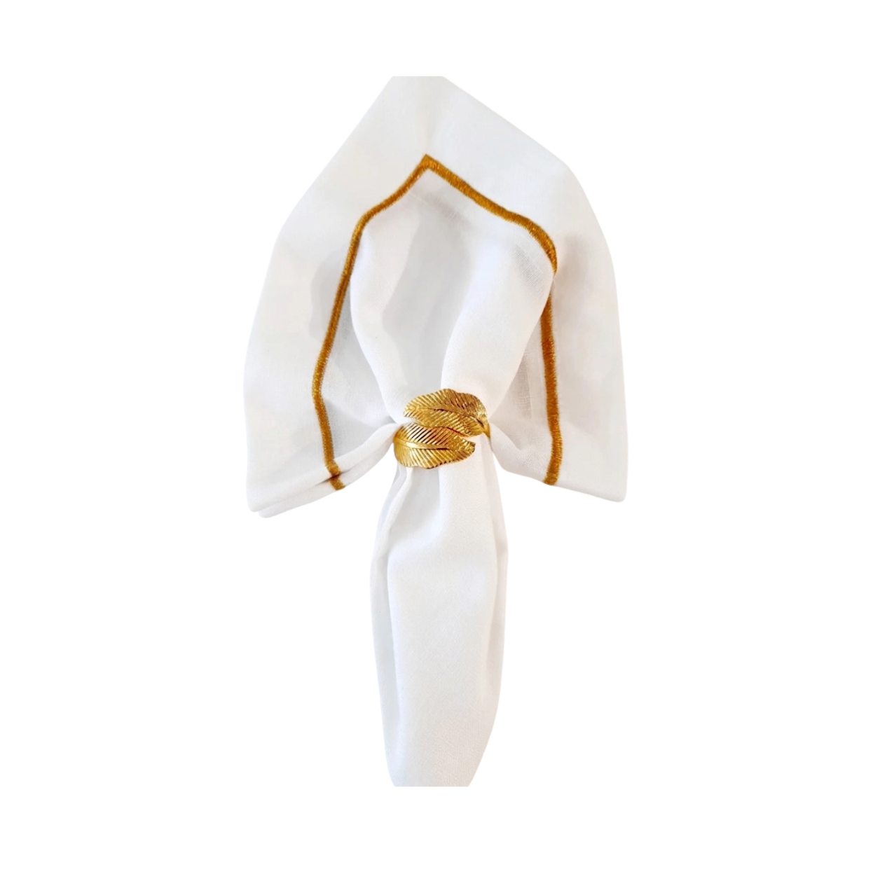 Double Leaf Napkin Ring