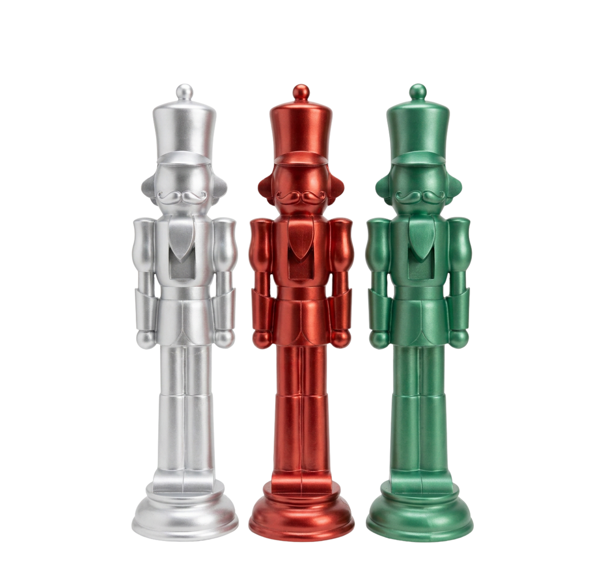 Metallic Christmas Nutcrackers 20" | Details Panamá