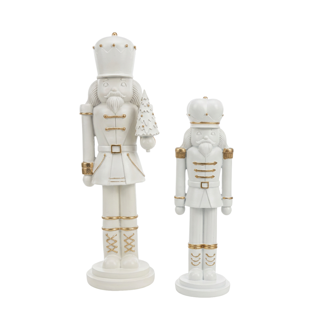 Winter Palace White & Gold Nutcrackers | Details Panamá