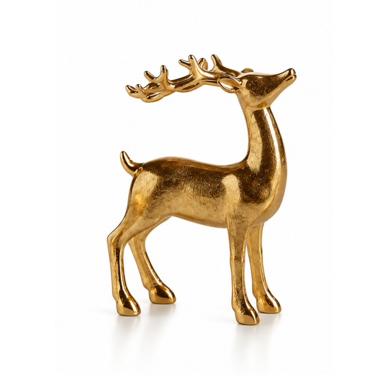 Decorative Gold Reindeers