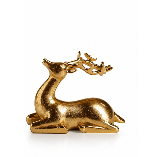 Decorative Gold Reindeers