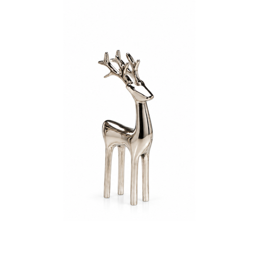 Reindeer Chrome Decorative Figures