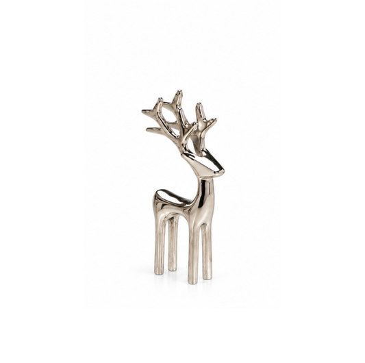 Reindeer Chrome Decorative Figures