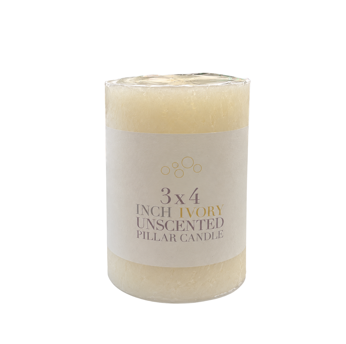 Ivory Pillar Candles