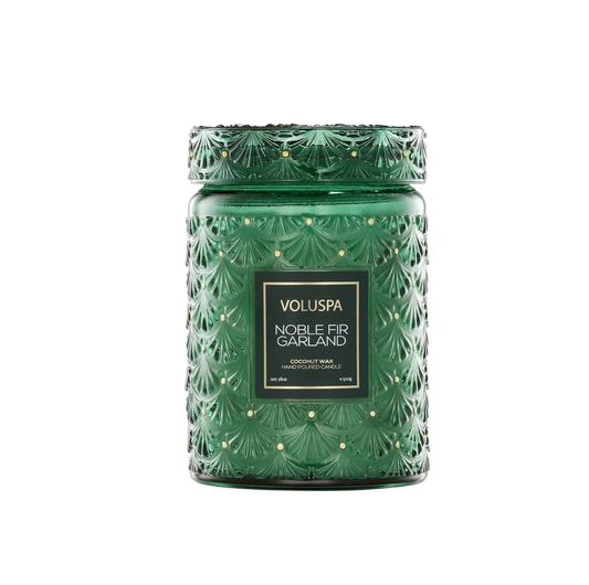 Noble Fir Large Jar Candle 18 oz | Details Panamá