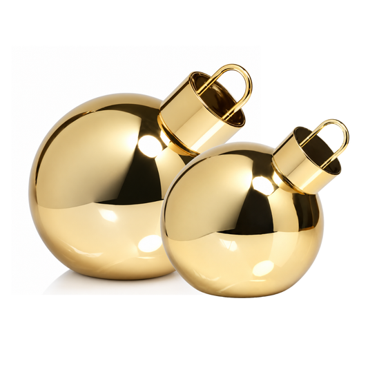 Led Gold Glass Balls