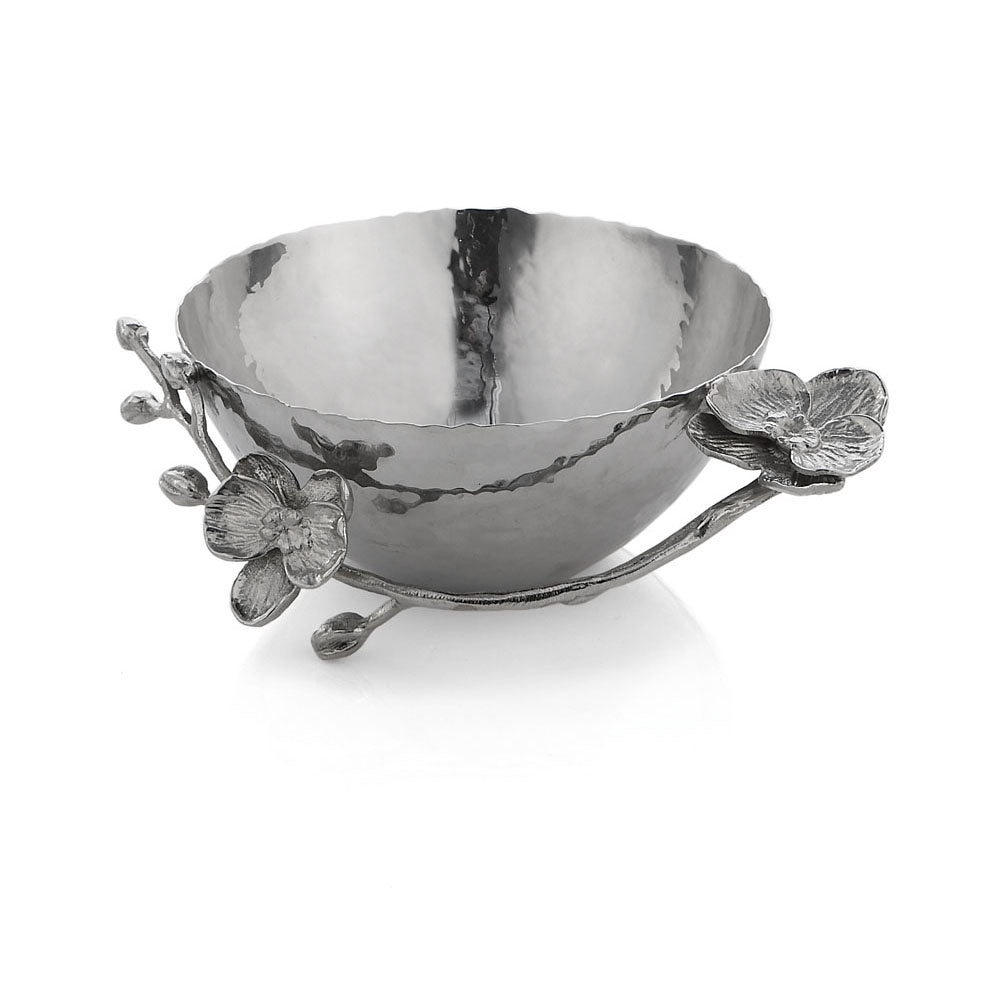 WHITE ORCHID NUT BOWL