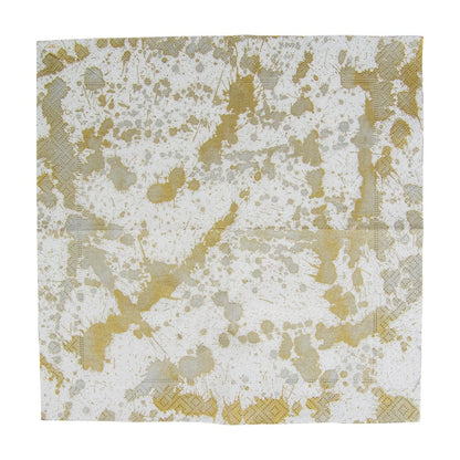Splatterware Gold Napkins | Details Panamá