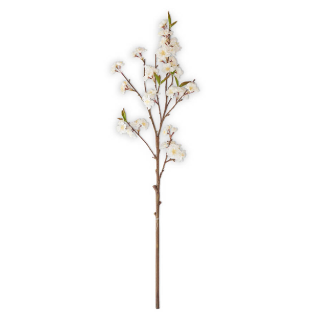 White Cherry Blossom Spray