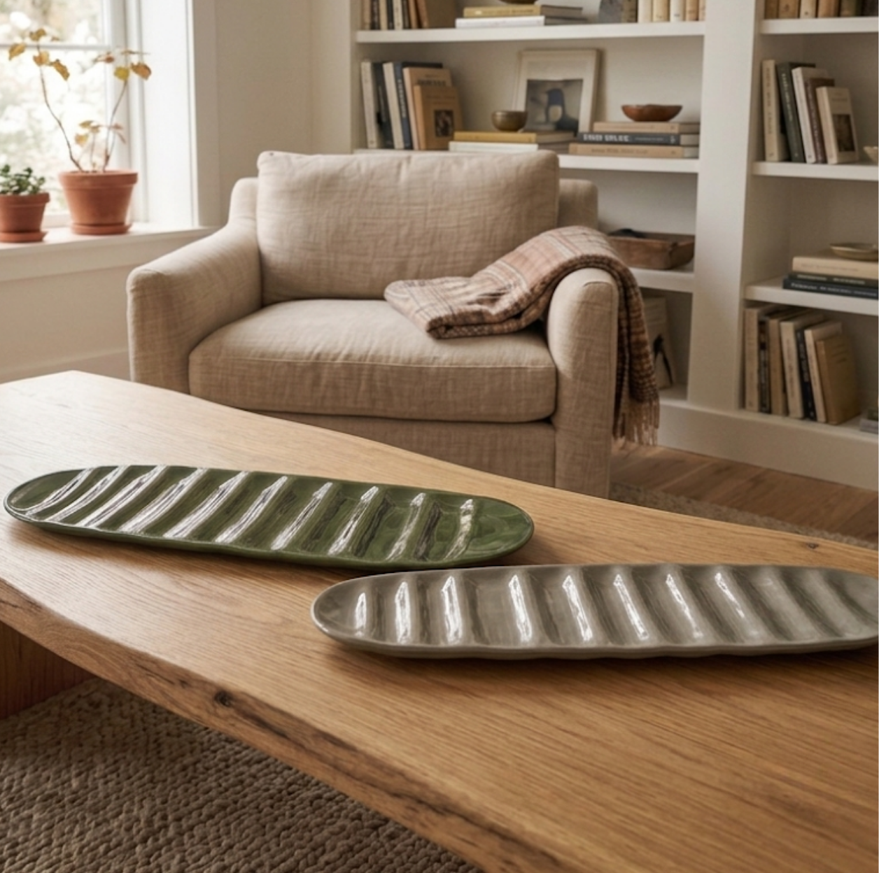 Rectangular Table Center / Wave M