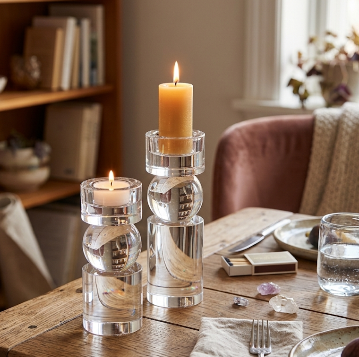 Crystal Candleholders