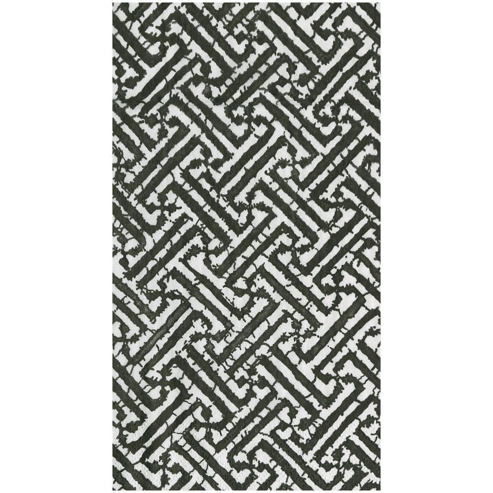 Black Fretwork Napkins