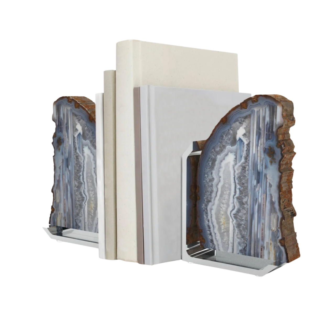 Agate Fim Bookends