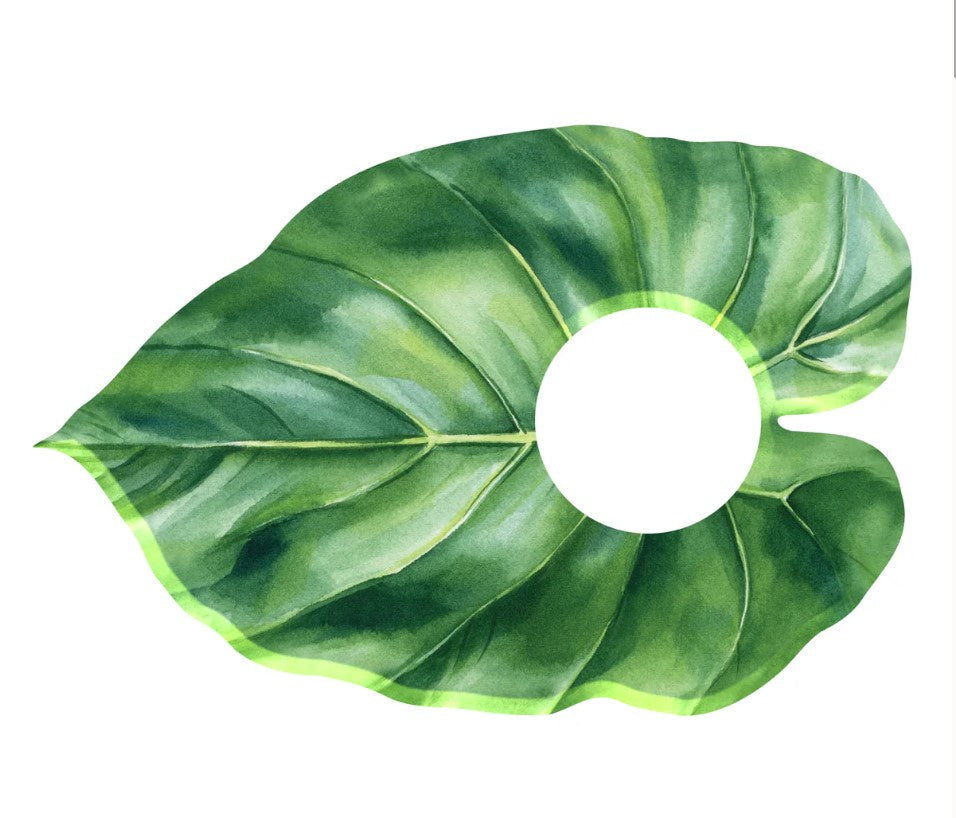 Leaf Acrylic Napkin Rings S/4