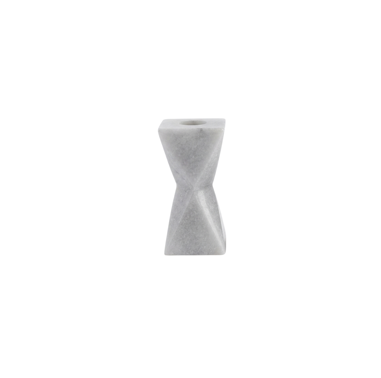 White Onyx Marble Taper Candle Holder