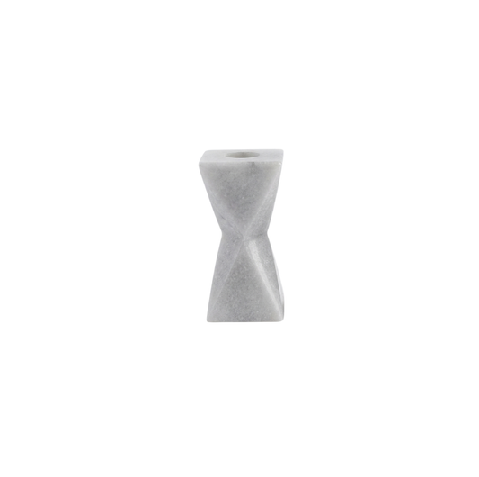 White Onyx Marble Taper Candle Holder