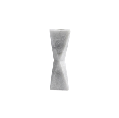 White Onyx Marble Taper Candle Holder