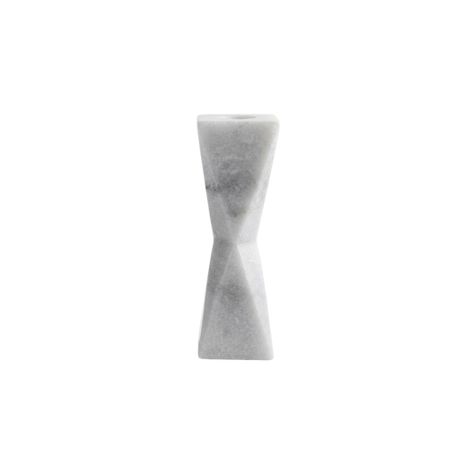 White Onyx Marble Taper Candle Holder