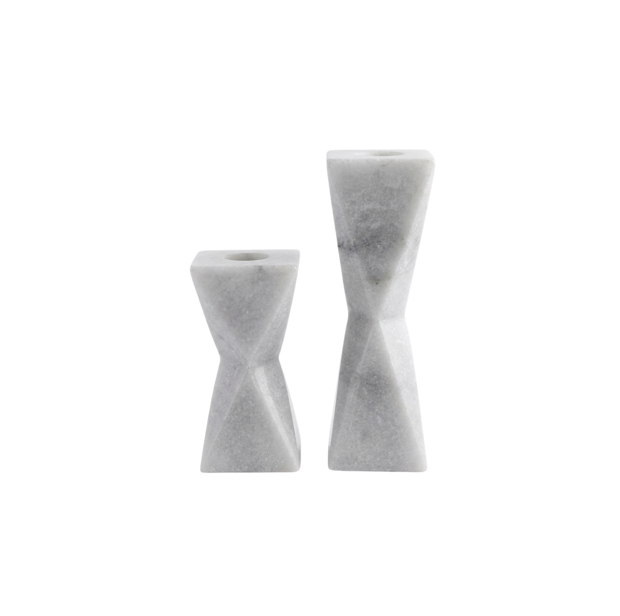 White Onyx Marble Taper Candle Holder