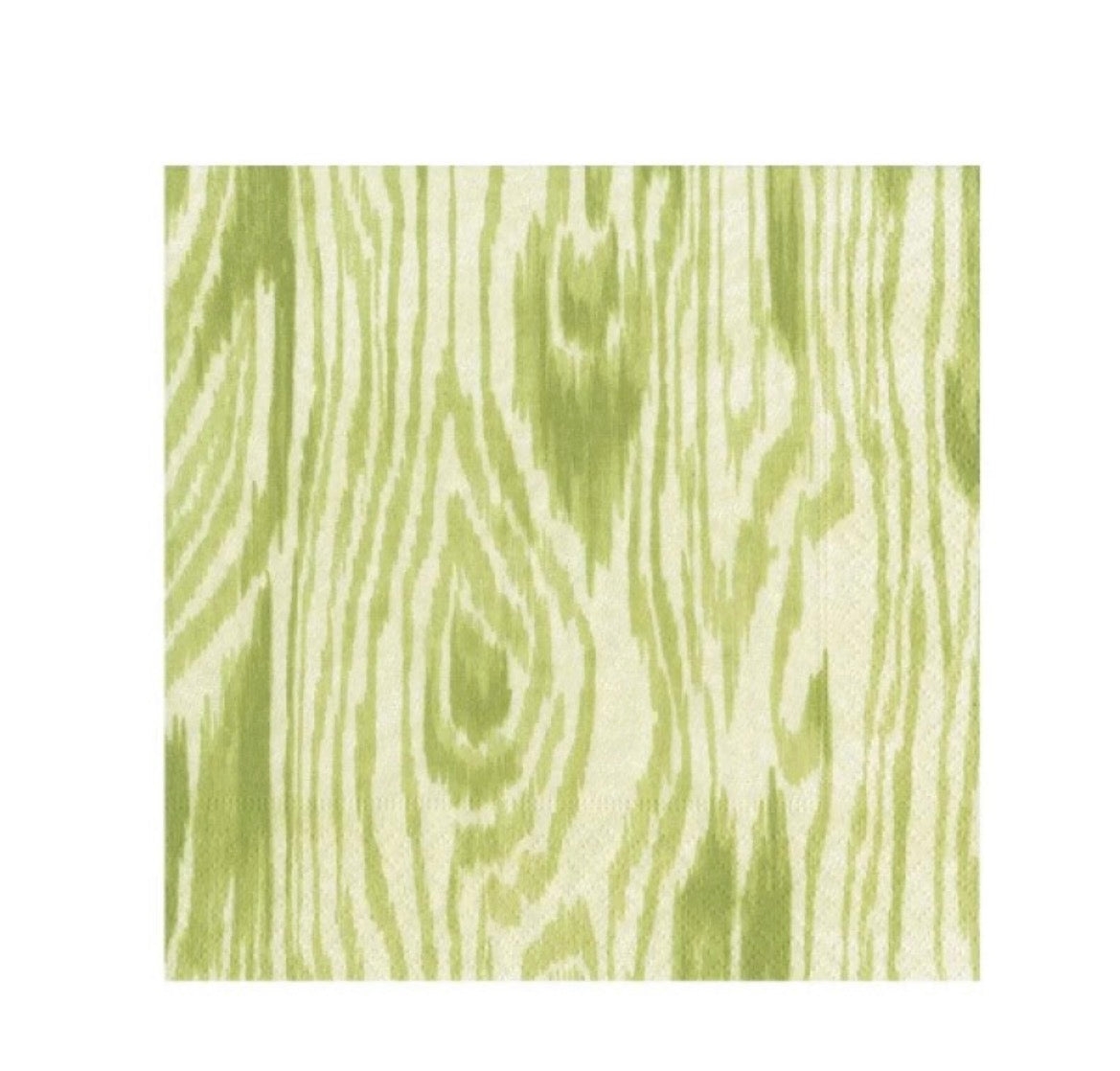 Woodgrain Moss Green Napkins