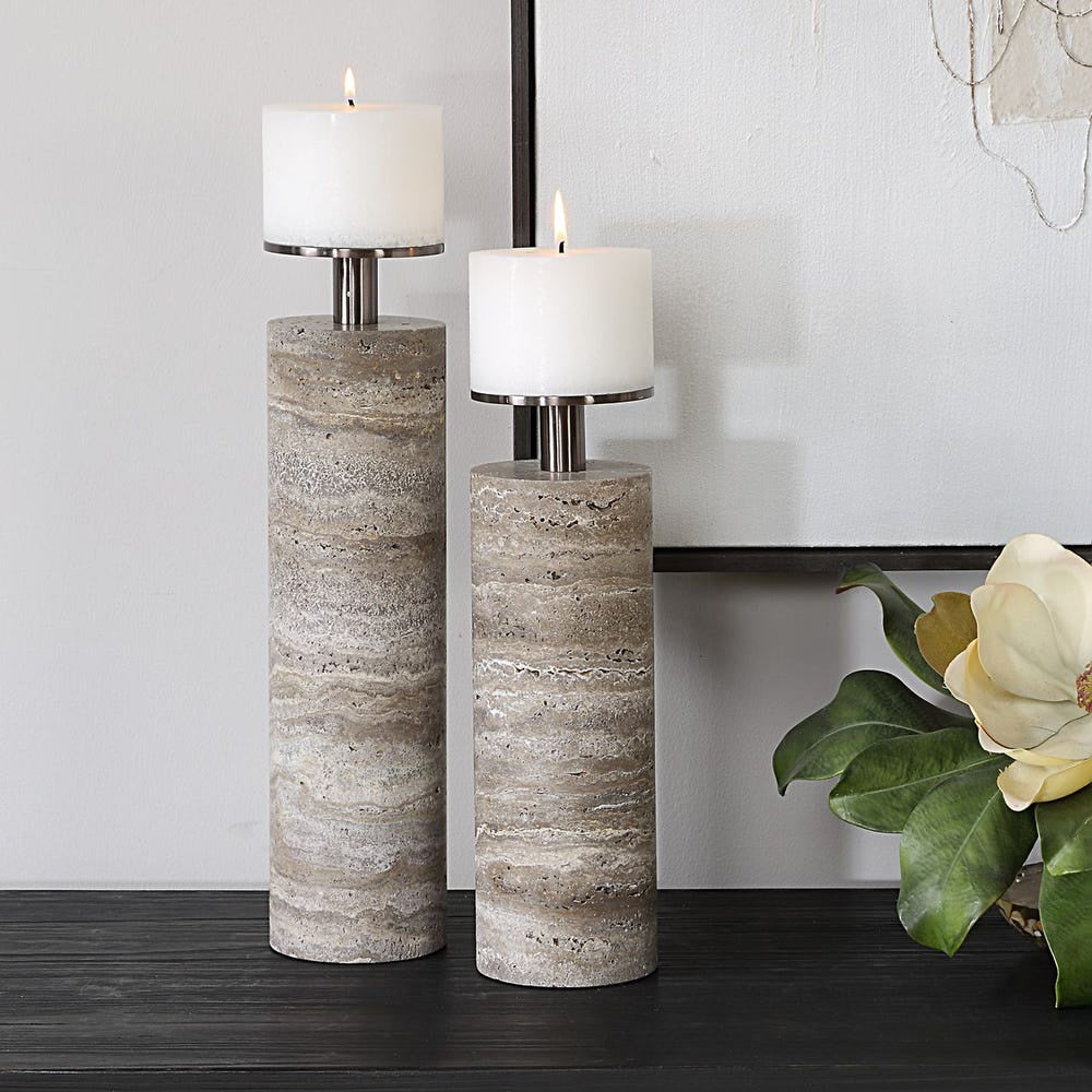 Shadowstone Candleholders