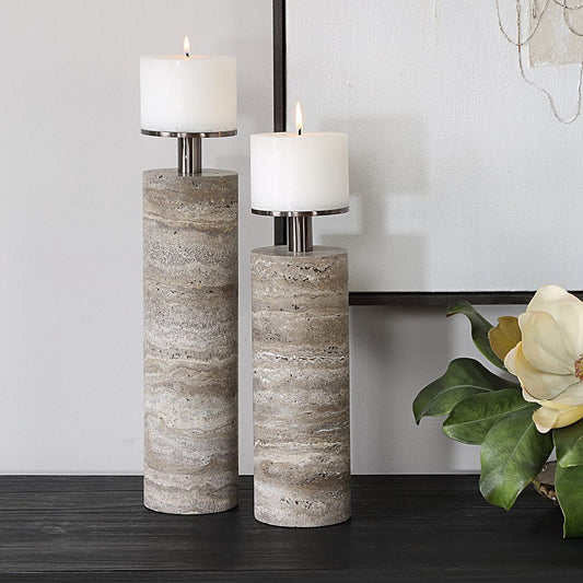 Shadowstone Candleholders