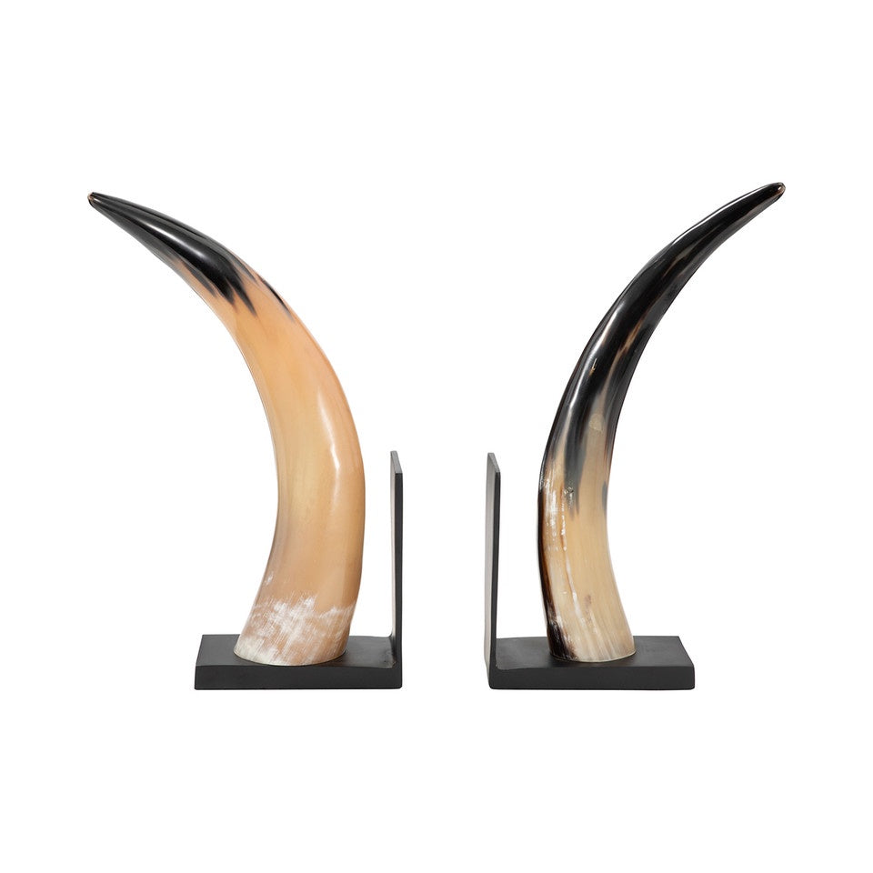 Gamil Horn Bookends