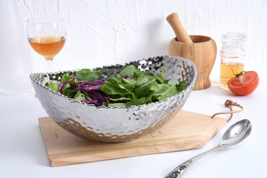 CER-Silver Large Oval Bowl