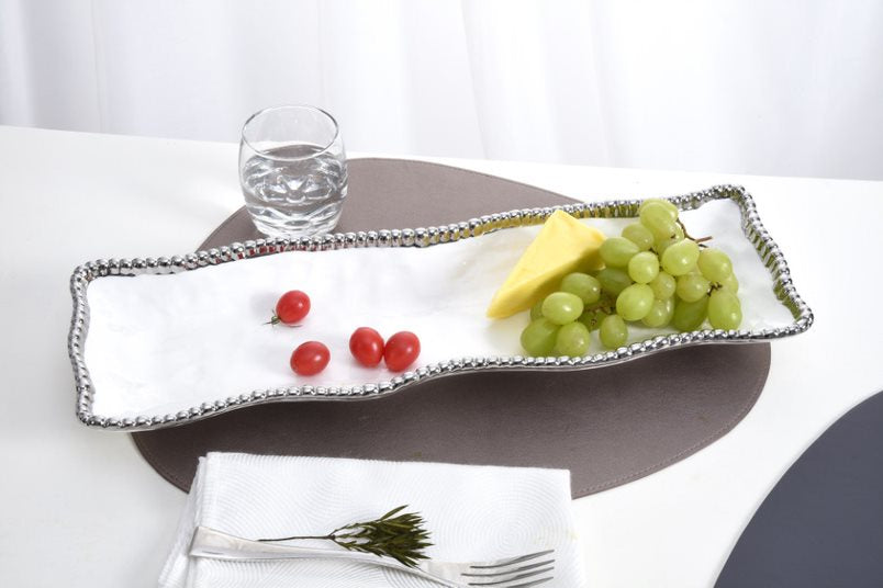 CER-White Rectangle Serving Piece