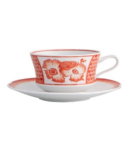 Coralina Tea Cup & Saucer