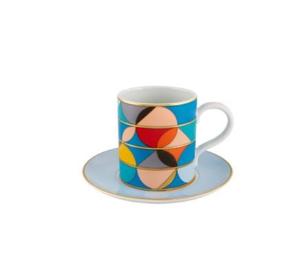 Futurismo Tea Cup With Saucer
