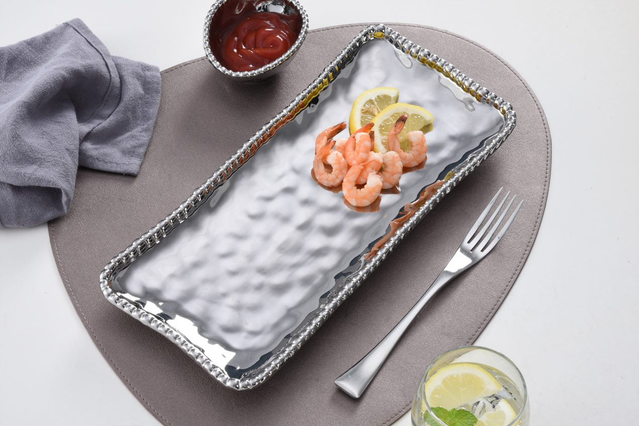 CER-Silver Medium Rectangular Tray