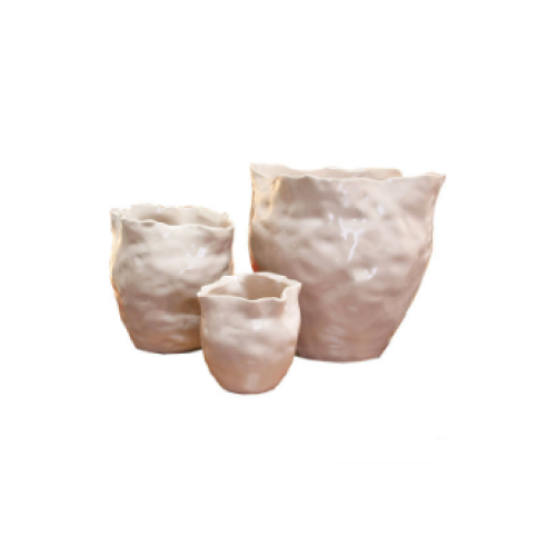 Kasper Taupe Vase S