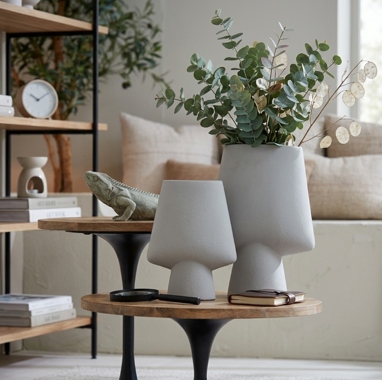 Deco Grey Vases