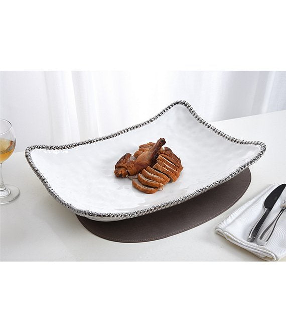CER-White Rectangular Serving Piece