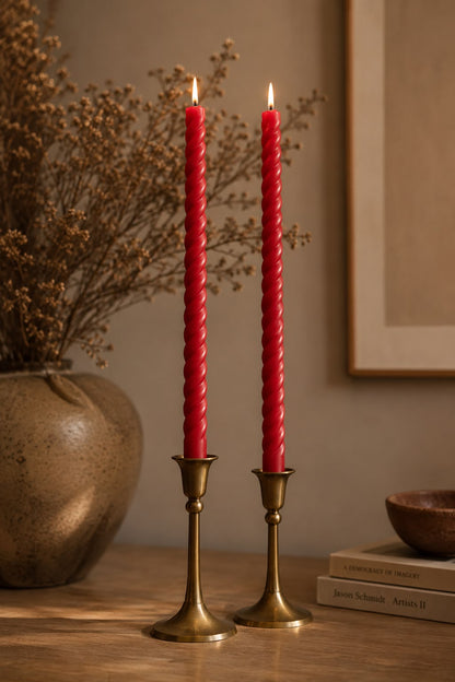 Velas Tornillo Rojas