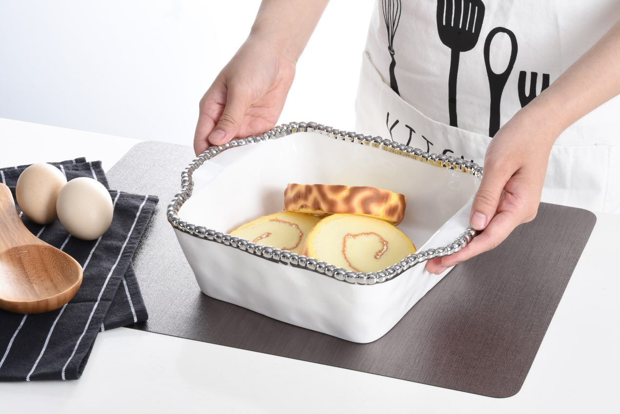 CER-White Square Baking Dish
