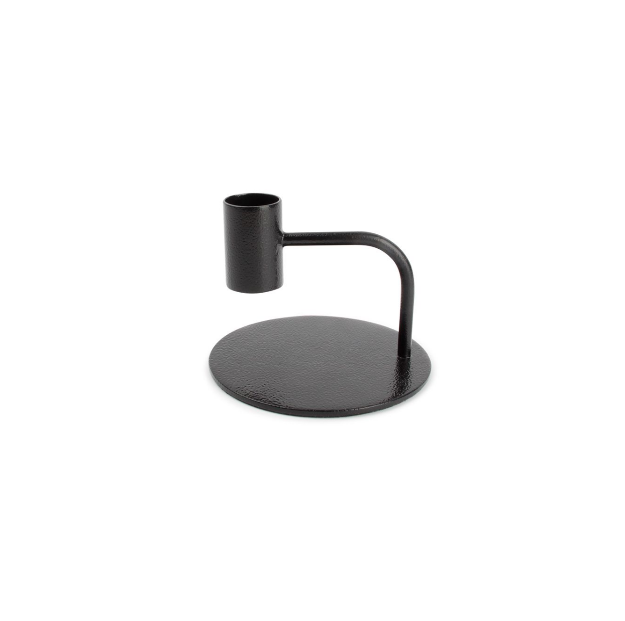 Metal Candle Holder 10 x 8cm blk