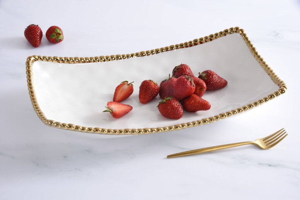 CER-White Gold Rectangular Deep Server