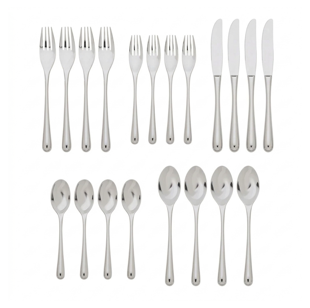 Pallone Flatware set 20 Pzas 4 Puestos